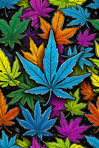 Colorful Leafy Vibes 🍃✨