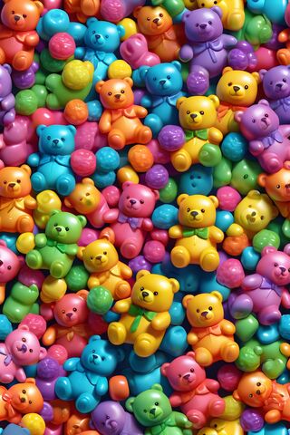 Colorful Teddy Bear Par..