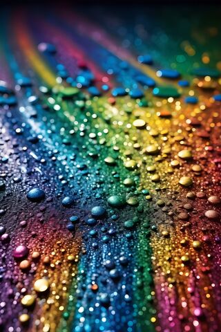 Rainbow Raindrops