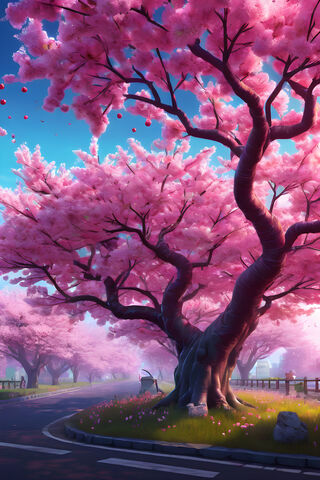 Árbol De Cerezo Hermoso