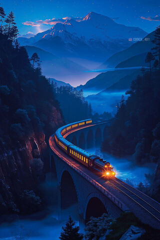 Enchanted Night Train 🚂✨
