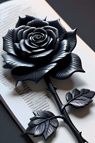 Rose Book Mark
