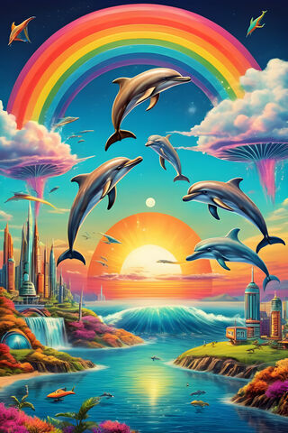 Rainbow Sky Filled With..