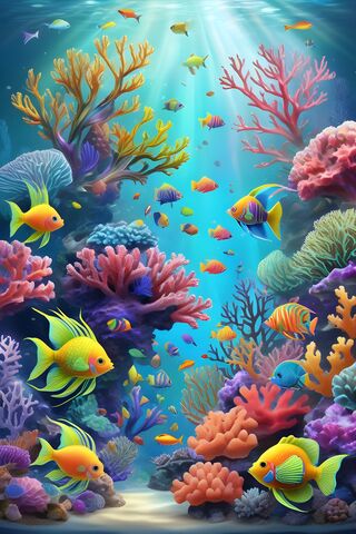 Underwater Wonderland: The Rainbow Fish Adventure 🌊🐠