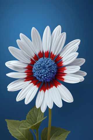 Vibrant Patriot Daisy 🌼🇺🇸
