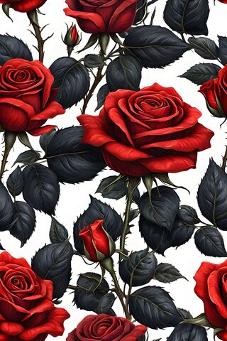 Elegant Red Roses 🌹✨