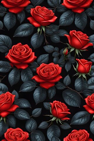 Elegant Red Roses 🌹✨