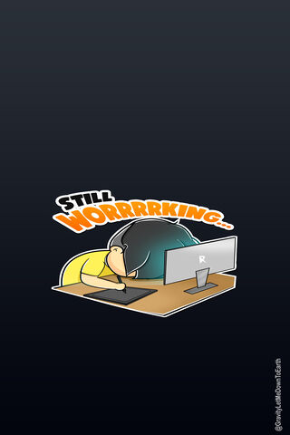 Still Working... 🐧💻