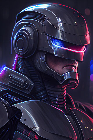 Futuristic Guardian 🤖✨