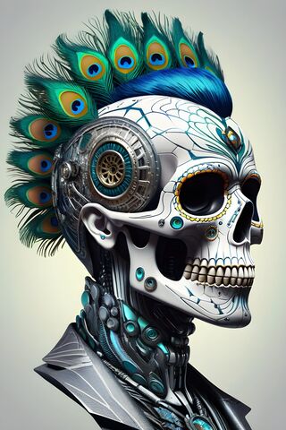 Retro Peacock Man