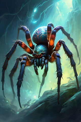 Enigmatic Arachnid of the Abyss 🕷️✨