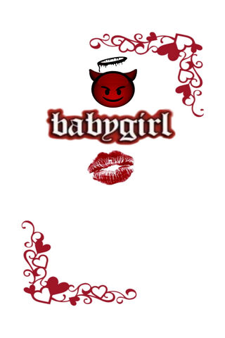 Cute and Edgy 'Babygirl' Design 💖😈