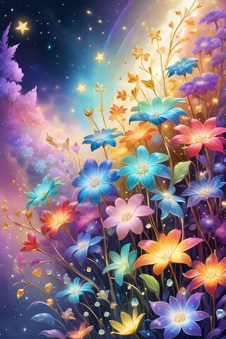 Rainbow Flowers