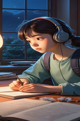 Late Night Study Vibes ..