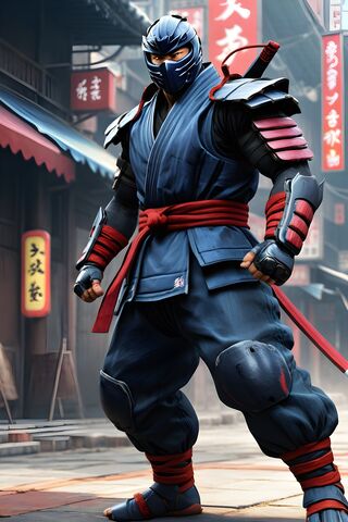 Ninja Warrior in Action..