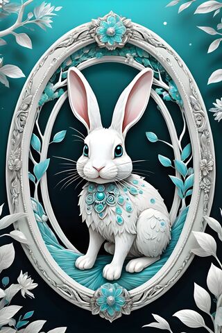 Rabbit In Frame #2