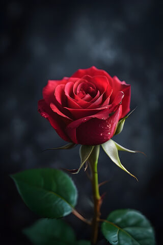 Elegant Red Rose 🌹✨