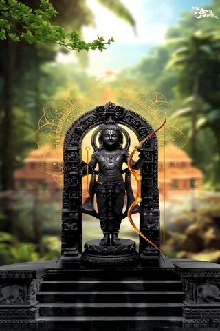 Divine Presence: Lord Ram in Ayodhya 🌟