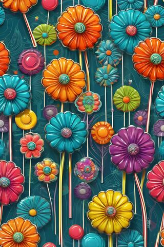 Rainbow Lollipop