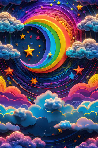 Rainbow Moon