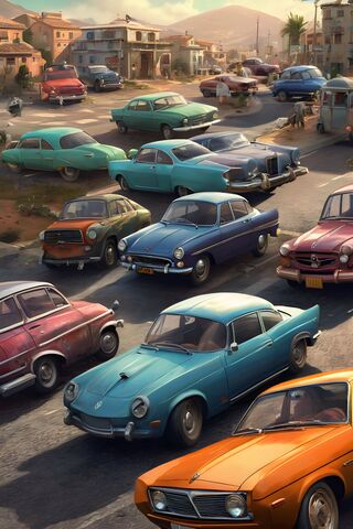 Vintage Car Paradise 🚗✨
