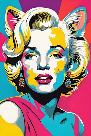 Colorful Icon: Marilyn Monroe 🎨✨