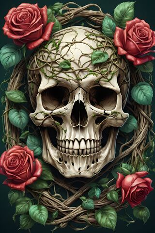 Rose Skulls