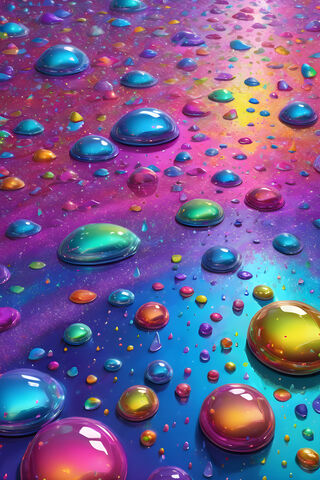 Rainbow Raindrops
