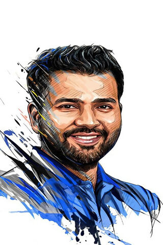 Vibrant Portrait of a Cricket Star 🏏✨