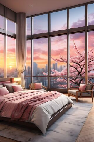 Serene Sunset Retreat 🌅🛏️