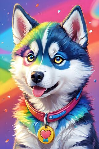 Colorful Canine Charm �..