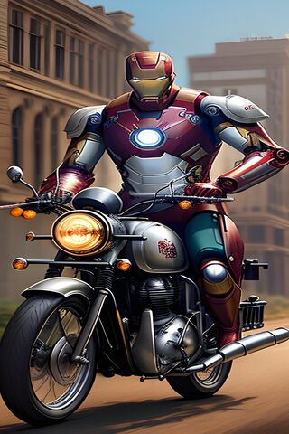 Iron Man on a Classic R..