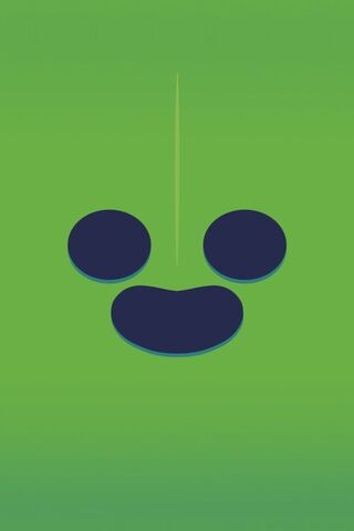 Happy Green Face 😊