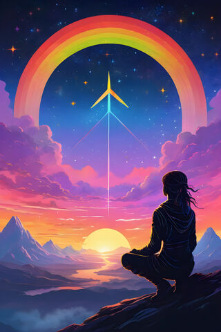 Sunrise Under The Rainbow