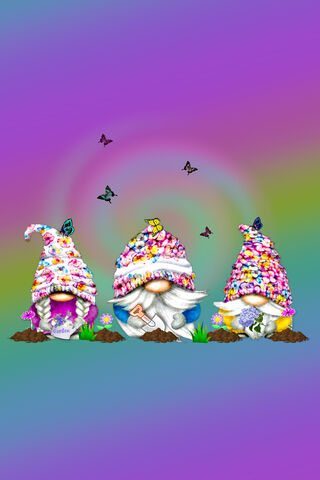 Spring Flower Gnomes
