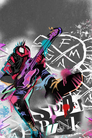 Rockin' with Spider-Pun..