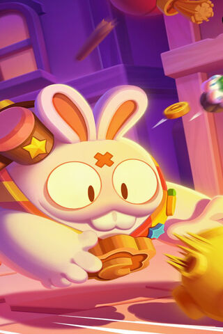 Bunny Adventure in a Colorful World! 🐰✨