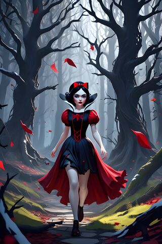 Scary Snow White