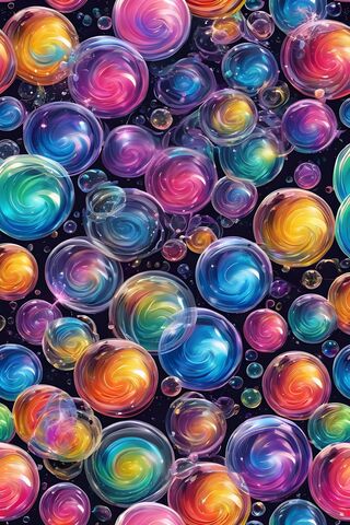 Swirling Bubbles