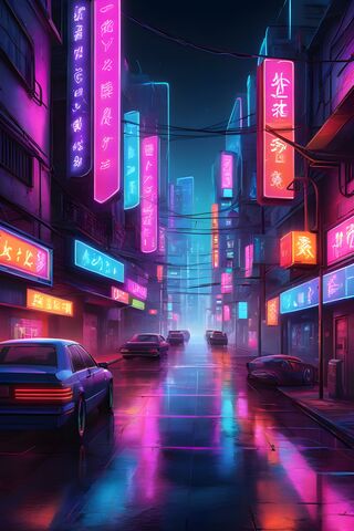 Neon Dreams: A Cyberpun..