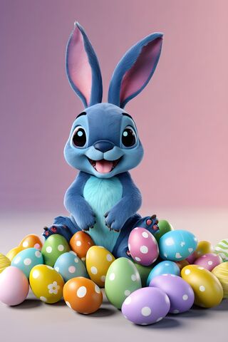 Cheerful Bunny with Col..