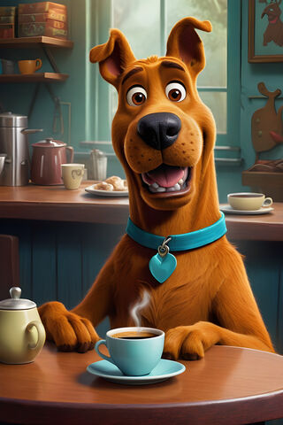 Scooby-Doo's Coffee Break ☕🐾