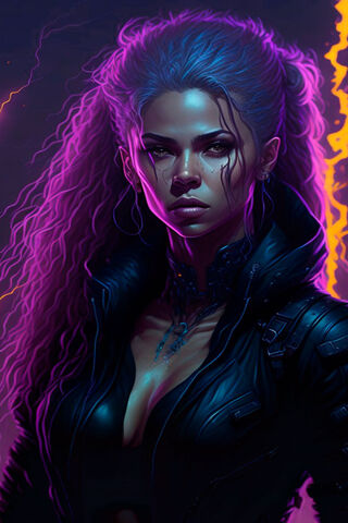 Cyberpunk Queen 🌌✨