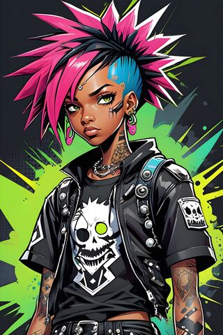 Bold and Fearless: The Punk Spirit 🌟
