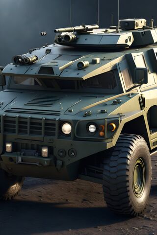 Rugged Military Vehicle..