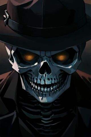 Mysterious Skull in a F..