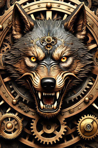 Steampunk Wolf