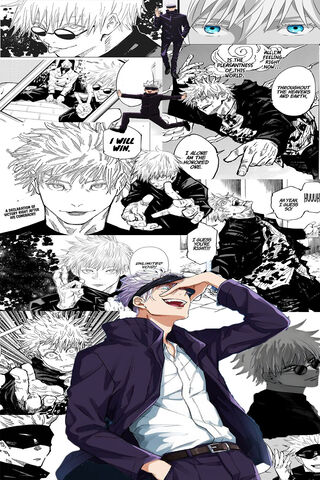 Saturo Gojo Manga Pane