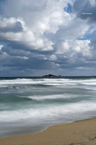 Serene Seascape 🌊☁️
