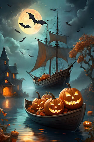 Sailing Under Halloween..